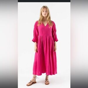 Mara Hoffman Chloe in Raspberry XS Quiet Luxury Resort Wear